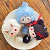 Cartoon Nezha Aobing Ao Guang Stuffed Plush Doll Keychain Pendant Anime Figure Toy Keychain Bag Decoration Accessories Gifts