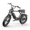 EMOKO C91 Adult City Electric Bike1000W Motor 48V17.5Ah Battery  Electric Bicycle 20 *4 Inch Fat Tires Off-Road E-Bike
