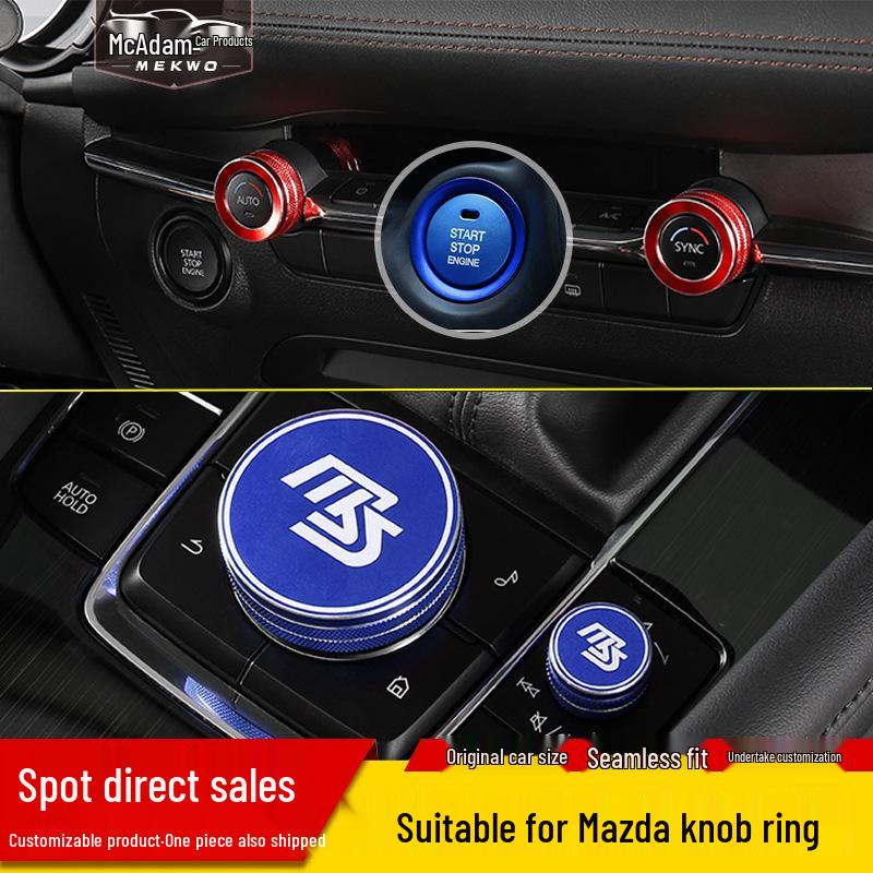 14-19 Chevy C7 Corvette AC Volume Knob Ring Mod