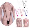 Women Micro Thong Bodysuit Mini Bikini Swimwear One Piece Monokini Swimsuit