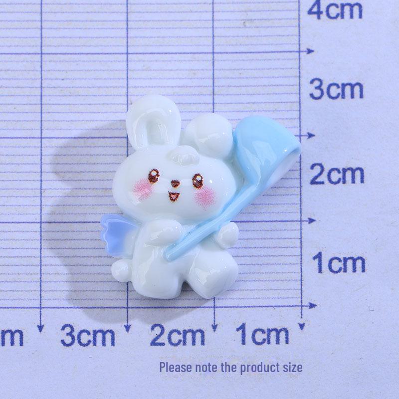 [Clearance] Shiny Kirby Resin Accessories: Rabbit, Bear, and Star Epoxy Phone Case, Hairpin, and Cream Glue