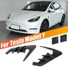 For Tesla Model Y -2022 / Model 3  2022 Spoiler Dust Cover 2PCS Modification Accessories Car Side Wing Panel