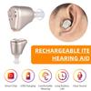 Mini Rechargeable ITE Hearing Aid Invisible High Quality Hearing Amplifier Professional Sound Voice Enhancer