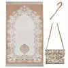 3PC Jacquard Pattern Prayer Mat Middle East Muslim Travel Prayer Mat Set Portable Multiple Options Available