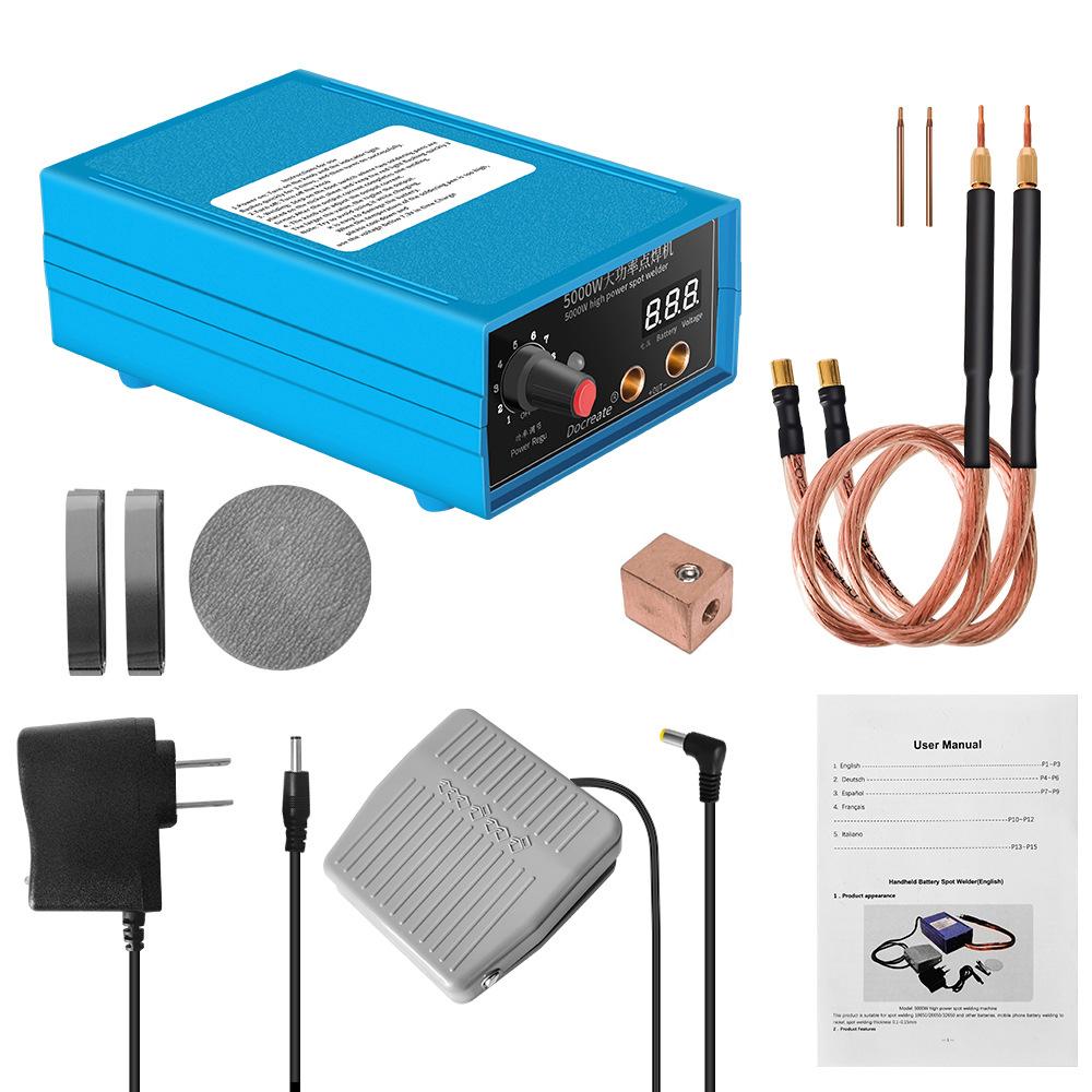 High Power 5000W Handheld Portable Home Welding Machine Battery Nickel Sheet Spots Welding Machine