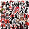 10/50pcs Japanese Samurai Stickers Cool Samurai Gaffiti Stickers for DIY Luggage Laptop Skateboard Bicycle Stickers