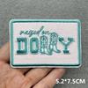 West Cowboys Embroidery Patch Iron On Patches For Clothing Jacket Stickers Letters Patches On Clothes DIY Sewing Applique