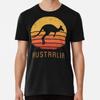 Australia Retro Kangaroo Premium T-Shirt S to 5XL Made in the AU/USA T-Shirt