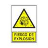 SIGN 321 PLASTIC.490x345''RISK OF EXPLOSION''