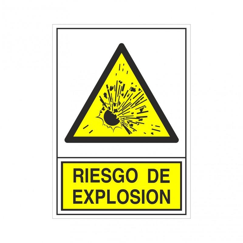 DUVER SIGN 321 PLASTIC.490x345''RISK OF EXPLOSION''