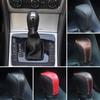 Wear-resistant Shift Knob Cover Leather Car Interior Accessories Car Shift Handle Cover  for Car