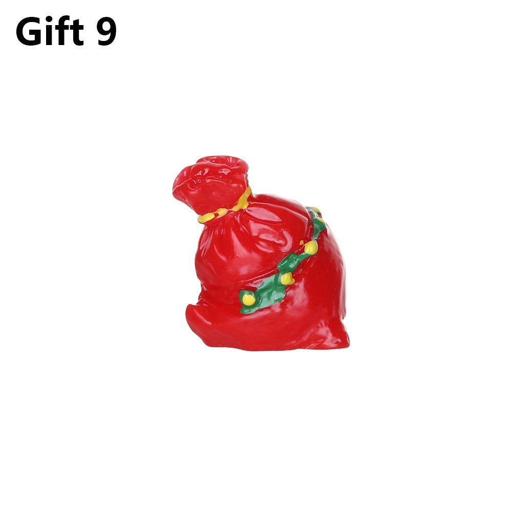 Toys Bonsai Decor Fairy Garden Deer Santa Claus Miniature Snowman Christmas Figurines Xmas Tree