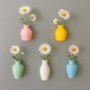 5Pcs 3D Printing Tiny Magnetic Bud Vases Modern Vase Fridge Stickers  Fridge Decoration
