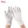 Girls Winter Warm Mittens Knitted Wool Touch Screen Full Finger Women Gloves