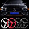 1Pcs 3D Front Grille Mirror Surface Emblem Badge Car Accessories For Mercedes Benz GLA CLA GLK GLE CLS ML GL A B C E Class W211 W221 W220 W163