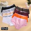 3Pcs Cotton Letter Belt Underwear Women's Panties Sexy Breathable Low Waist Briefs Female Stretch Comfortable Lingerie