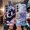 Butterfly Stars Case For iPhone Samsung A55 S24 FE S25 M35 A06 Xiaomi Redmi Note 13 Pro 14C Huawei Honor 200 Shockproof Anti-Scratch Matte Phone Cover