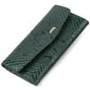 Women's Patent Leather Wallet with Snake Embossing CANPELLINI 21694 Green