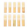 10Pcs Alto Saxophone Reeds 2.5 E Flat Sax Woodwind Accessories with Transparent Box