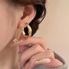 Irregular Geometric Earrings for Women's New Trendy and Personalized Design Internet Famous Earring With a Simple Temperament