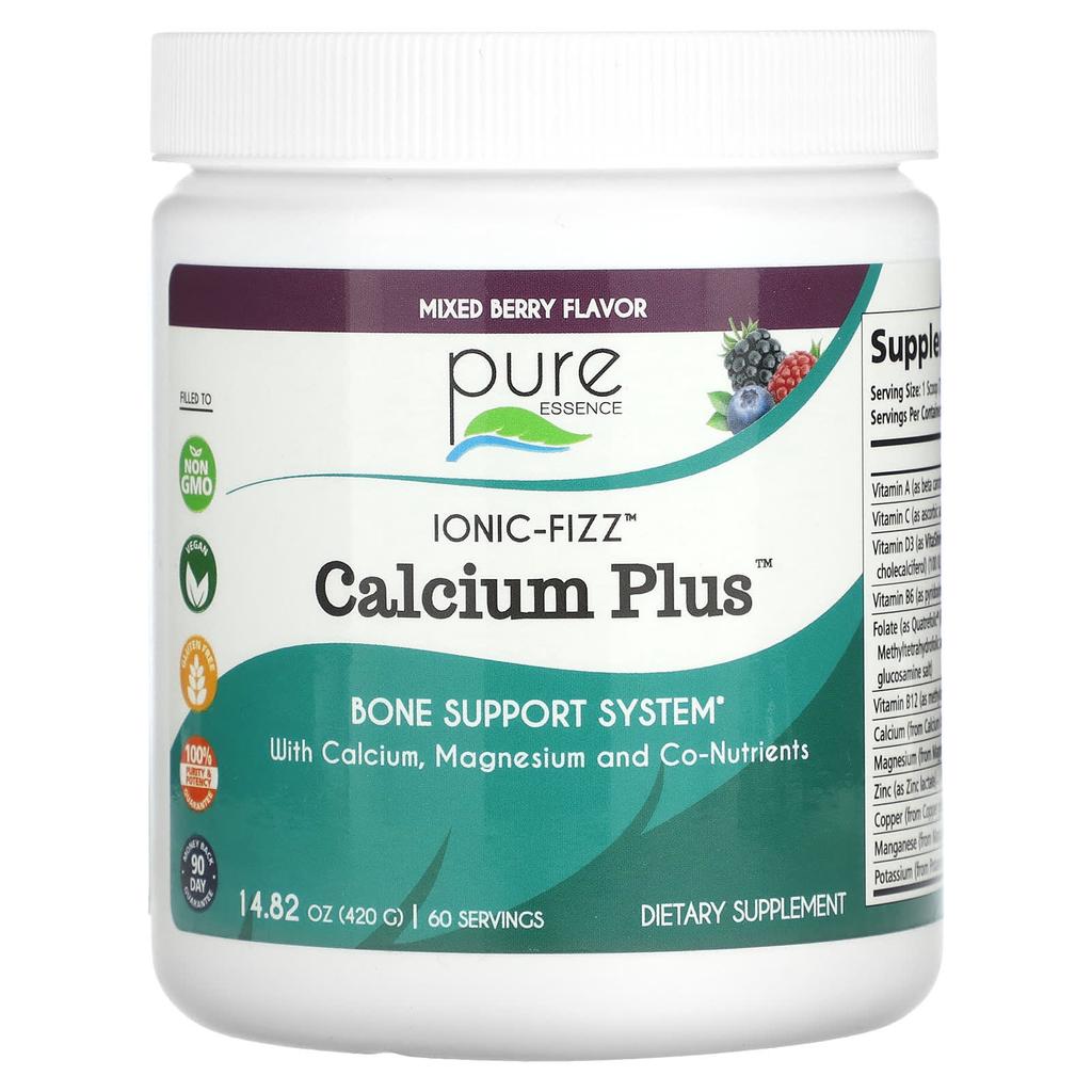 Ionic-Fizz, Calcium Plus, Mixed Berry Flavor, 420G(14.82Oz)