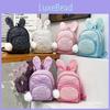 Cute Sequined Rabbit Ear Backpack Pu Material Suitable For Childrens Daily Life