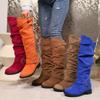 Women's Fashion And Comfort, Exclusive Design, All-match Style, Black Knee-length Boots