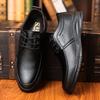 Spring and Autumn British Casual Business Dress Leather Shoes Men's Wedding Single Shoes Casual Shoes Suit Work Shoes