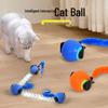 Automatic Electric Cat Teaser Ball with Obstacle Avoidance and Sound for Boredom Relief
