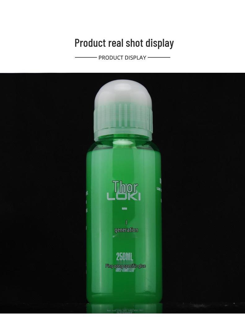 LOKI Thor Organic Table Tennis Racket Adhesive 250ml with Brush
