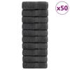 VidaXL Premium Washcloths SOLUND 50 Pieces Anthracite 30 X 30 Cm 600 G/m² 137151