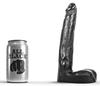 Dildo AB04 Louis All Black 17 X 3.5cm - All Black - Black Dildos