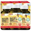 Nutrisun Vitamin D 5000IU 3 Packs D3 Nutritional Supplement 7 Free of Safflower Seed Oil, 180 Tablets, 3 Units