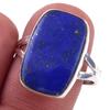 Natural Lapis Lazuli Gemstone Handmade 925 Solid Sterling Silver Ring S.9 D5i36