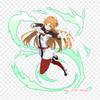 Sao Md Ordinal Scale Asuna Asuna Kirito Iron On Patches For Clothing Applique Stickers On Clothes Heat-Sensitive Custom Patch