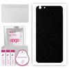 apgo Protective Skin Sticker for the Back Compatible with Apple iPhone 6s Plus, Wrap Film, Foil, Vinyl - Pattern Matte Black