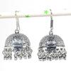 Natural Indian Look Jhumki Gemstone Silver Tribal Bali Earring 1.89" R5K14