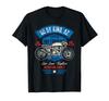 Gu Oy Kino AZ USA Retro Antique Style Motorcycle Design T-Shirt