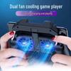 New Hot-Selling Six-Finger Mobile Game Controller with Fan Cooling & Gun Pressure Feature