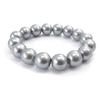 [J7048] - Gray 'Perla' Bracelet 12 Mm
