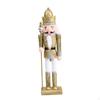 Christmas Nutcracker Figures Soldier Figure Decor, 30cm Party Favors Wooden