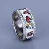 Creative Ring for Women's Bird Shape Ring Fashion Multicolored Enamel Jewelry Animal Ring Couple Ring Engagement Ring