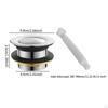 Bathtub Drain Stopper ,Easy To Install,Tub Accessories,Alloy Bath Tub Shower