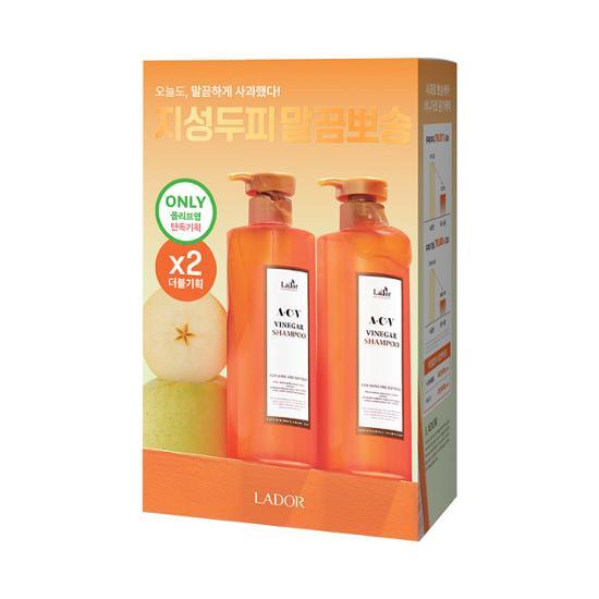 Lador Vegan Apple Cider Vinegar Shampoo Double Pack (430ml+430ml)