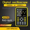 5012H 2.4" IPS Digital Oscilloscope, 100MHz Bandwidth, Waveform Storage.