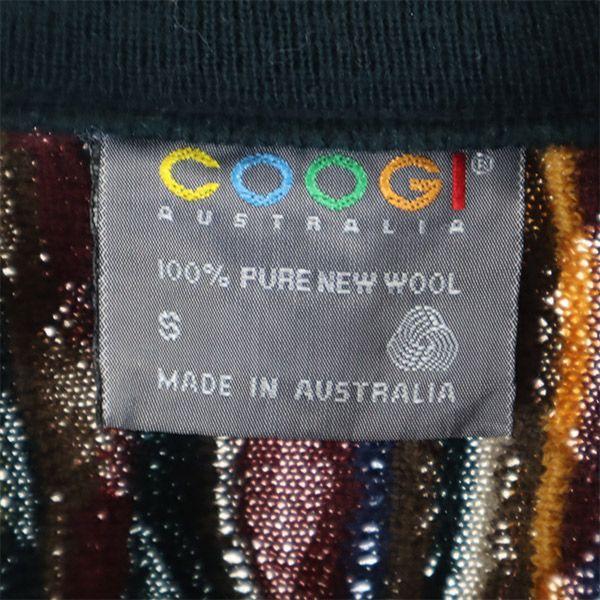 Coogi 90s Old 3D Overall Handle Long Sleeve 3D Wool Sweater S Knit Men's Used