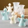 1PC 3D Cute Angel Shape Candle Silicone Mold DIY Scented Candles Soap Molds Plaster Resin Concrete Craft Gift Making Home Decoration