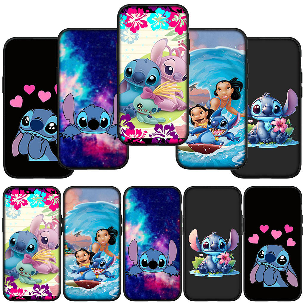Phone Case for Samsung Galaxy S24 S23 iPhone 15 14 Xiaomi Redmi Note 13 12 11 8 10 9 Pro Max X XR OPPO A15 Huawei Comics Lilo Luxury Stitch Cover