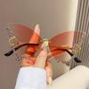 Eyewear Diamond Butterfly Sunglasses Bling Sun Glasses Ladies Shades Purple Sunglasses for Women