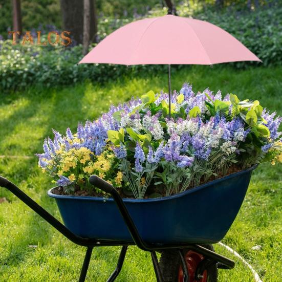 Plant Umbrella for Outdoor Plants Height Adjustable Umbrella with Stake Garden Umbrella Shade Protect Plants from Sun for Potted Plants Flower Beds